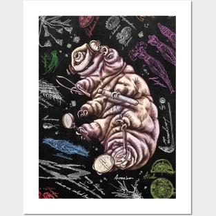 Tardigrade Microbiologist B Posters and Art